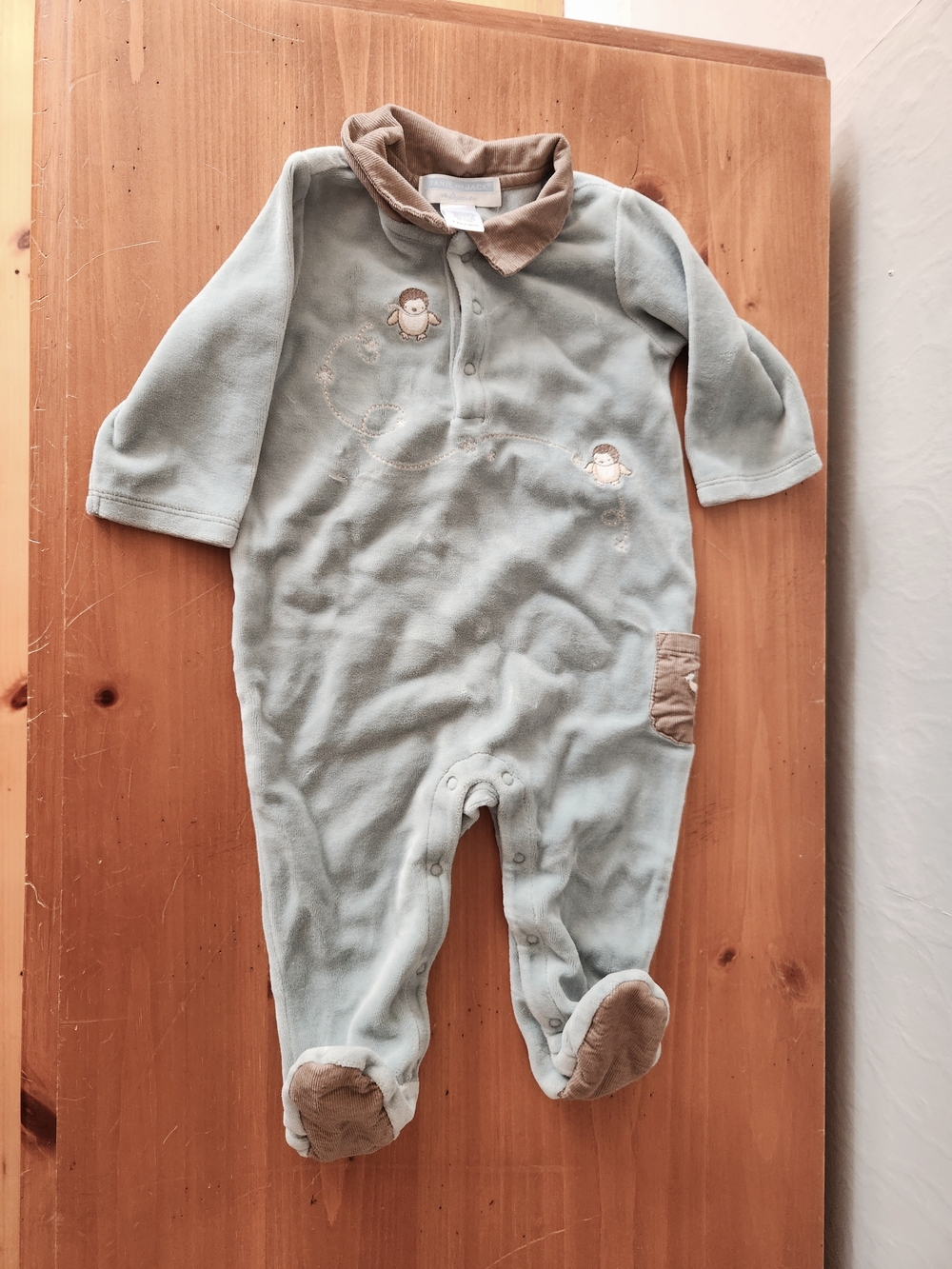Janie and Jack 3-6 Month Soft Penguin Footie
